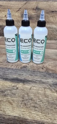 3 Bottles Eco Style Curl Revival gel boosters mix in oil serum 4oz conditioning - Image 1 of 3