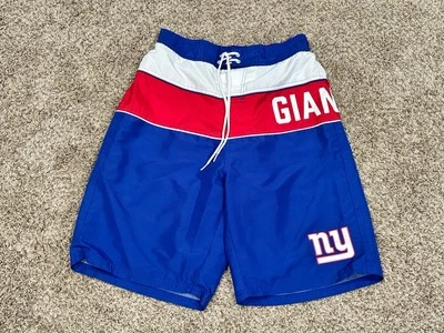 NFL Team Apparel New York Giants Swim Lounge Board Shorts Trunk Embroidered Sz L - Image 1 of 4
