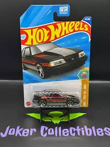 Hot Wheels 2025 Black '92 Ford Mustang 127/250 HW: The '70s VS. '90s 7/10 G Case - Picture 1 of 1
