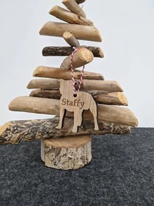 Personalised Staf Bauble - Dog Christmas Bauble - Picture 1 of 1
