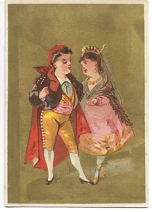 Paar - Theater Show - Chromo - Handelskarte (Nr. 3) - Bild 1 von 2