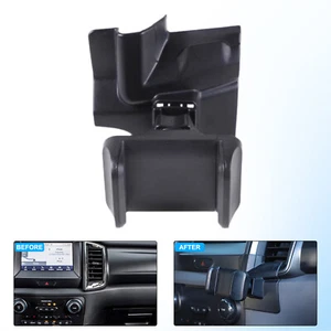 Center Console Mount Bracket Cell Phone Holder Clip For Ford Ranger 2015-2021 - Picture 1 of 22