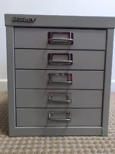 More details for bisley 5 drawer filing cabinet