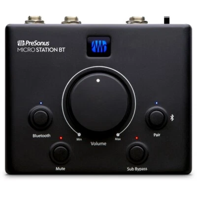 Presonus MICROSTATION BT 2.1 Studio Monitor Controller with Bluetooth Interface - Image 1 of 4