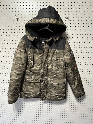 Jóvenes Niños London Fog Camuflaje Invierno Chaqueta - Grande 14-16 Foto 1 de 4