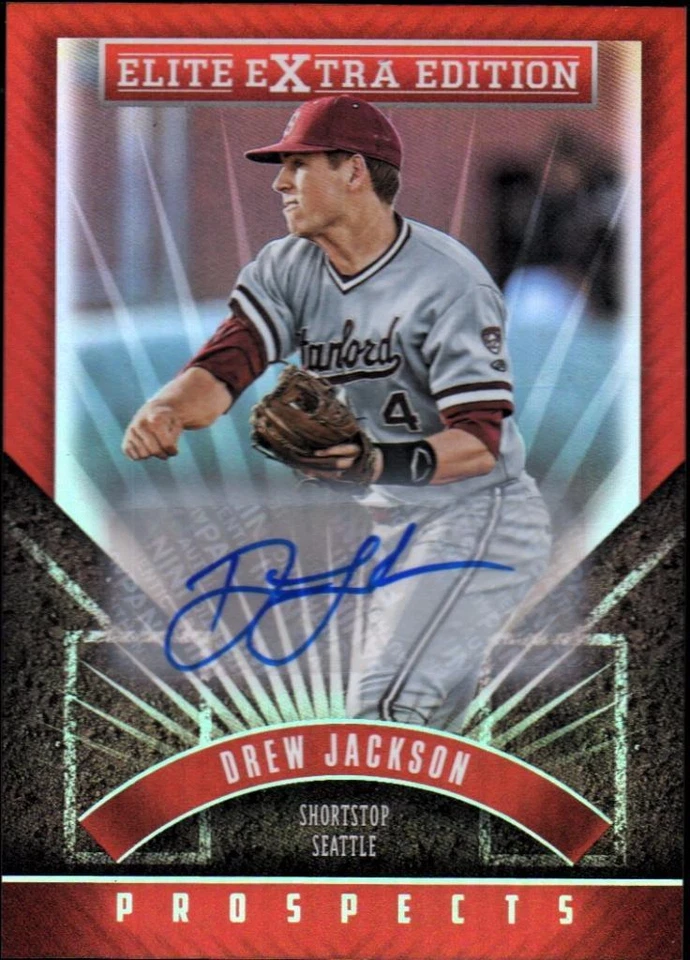 ET 2015 Elite Extra Edition Prospect Autographs #178 Drew Jackson - Image 1 of 1