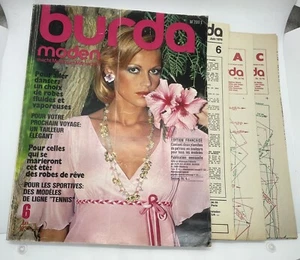 Vintage Burda Magazine June 1976 Leisure Arts Knitted Sweaters Knit Pattern - Picture 1 of 4
