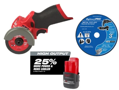 Nuevo Milwaukee 2522-20 12 Voltios COMBUSTIBLE 3" Herramienta de Corte Compacta, Discos y Bate de 2.5 a/h Foto 1 de 4