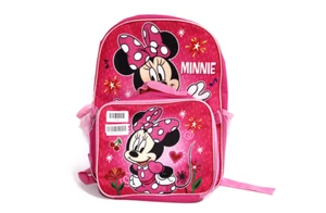 Minnie Mouse - Girl's 16" Backpack W/Detachable Lunch Box Set (Multi) - Picture 1 of 4