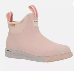 XTRATUF Women's 6in Ankle Blush Peach Deck Sport Boots XADSW401 - Picture 1 of 1