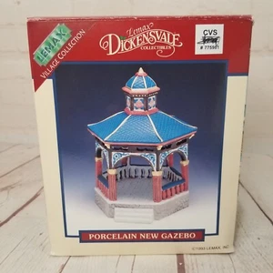 EUC Lemax Dickensvale Collectibles Porcelain New Gazebo Decoration 1993 - Picture 1 of 10