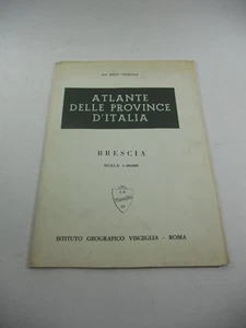 CARTA MAPPA PROVINCIA DI BRESCIA ATLANTE DELLE PROVINCIE D'ITALIA ENZO VISCEGLIA - Picture 1 of 1