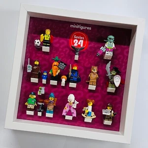 Display frame case for Lego ® 71037 Series 24 minifigures multi choice 27cm 25cm - Picture 1 of 22