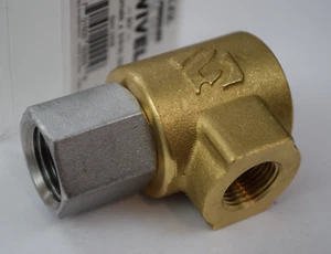90° Hochdruck 5000psi Schlauchtrommel schwenkbar, 1/2"F x 3/8"F von ELEY SCHLAUCHTROMMELN - Bild 1 von 5