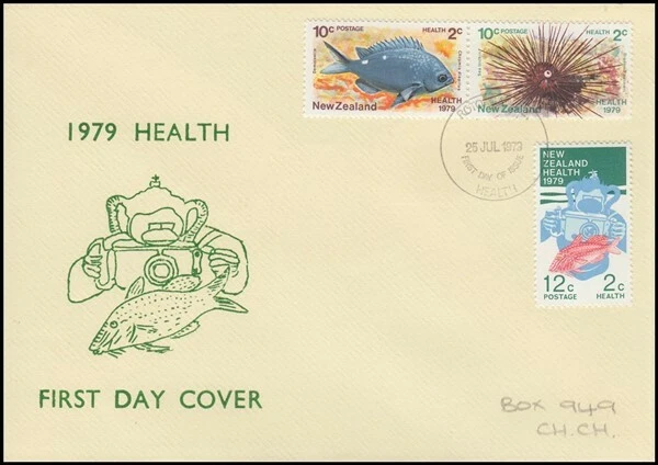 NUEVA ZELANDA SALUD ILUSTRADA FDC 1979 (ID:18/D27882) Foto 1 de 1