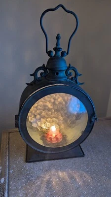 Portavelas PIER ONE/Amazon Metal Linterna Puerto Agujero con Pátina Verde Foto 1 de 4