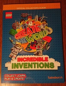 Sainsbury's Lego Create The World Incredible Inventions Official Album 2018