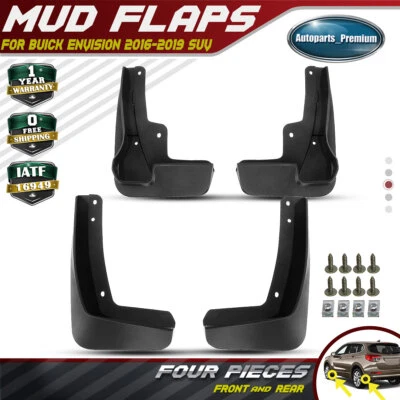 4x protectores contra salpicaduras guardabarros con tabla de correr para Buick Envision Sport modelo 16-19 Foto 1 de 4