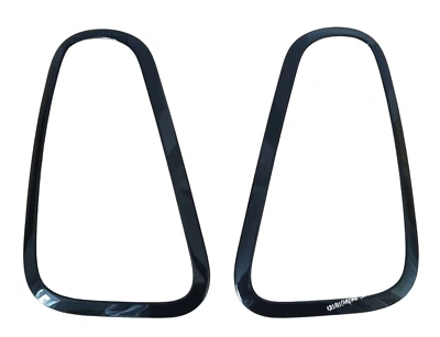 KILLALLCHROME Fits MINI Flush Rear Light Surround Covers - Gloss Black - R50 R52 R53 Cooper S