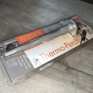 Thermo-Perch Heated Bird Perch Gray Small 1 X 10.5 Inches - Picture 1 of 7
