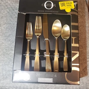 Oneida MODA CHAMPAGNE Acciaio Inox 18/10 20pz. Posate (servizio per quattro) - Foto 1 di 5