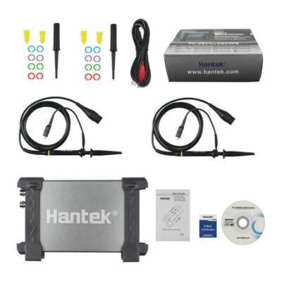 Hantek 20/50/80/100/200mhz Stk. 2ch USB Digital Storage Oscilloscope 48-250MSa/s - Bild 1 von 4
