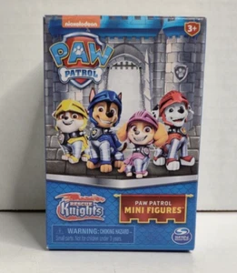 PAW Patrulla Canina Caballeros de Rescate Caja Sorpresa Mini Figura con Torre de Castillo NUEVO - Imagen 1 de 6