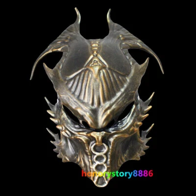 Predator Mask Full Face Predalien Resin Cosplay Party Prop Halloween Accessory - Image 1 of 4