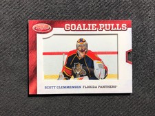 2012-13 PANINI CERTIFIED SCOTT CLEMMENSEN GOALIE PULLS PARALLEL #GP-42