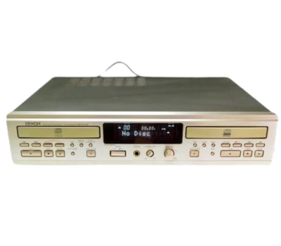 Denon CDR-W1500 CD Recorder Dual Deck Silver From Japan Good - Image 1 of 4