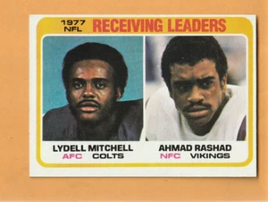 Ahmad Rashad Lydell Mitchell 1978 Topps #332 Minnesota Vikings Baltimore Colts - Bild 1 von 2
