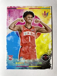 2023-24 Panini Court Kings NBA Rookies II Amen Thompson Rockets RC - Bild 1 von 2