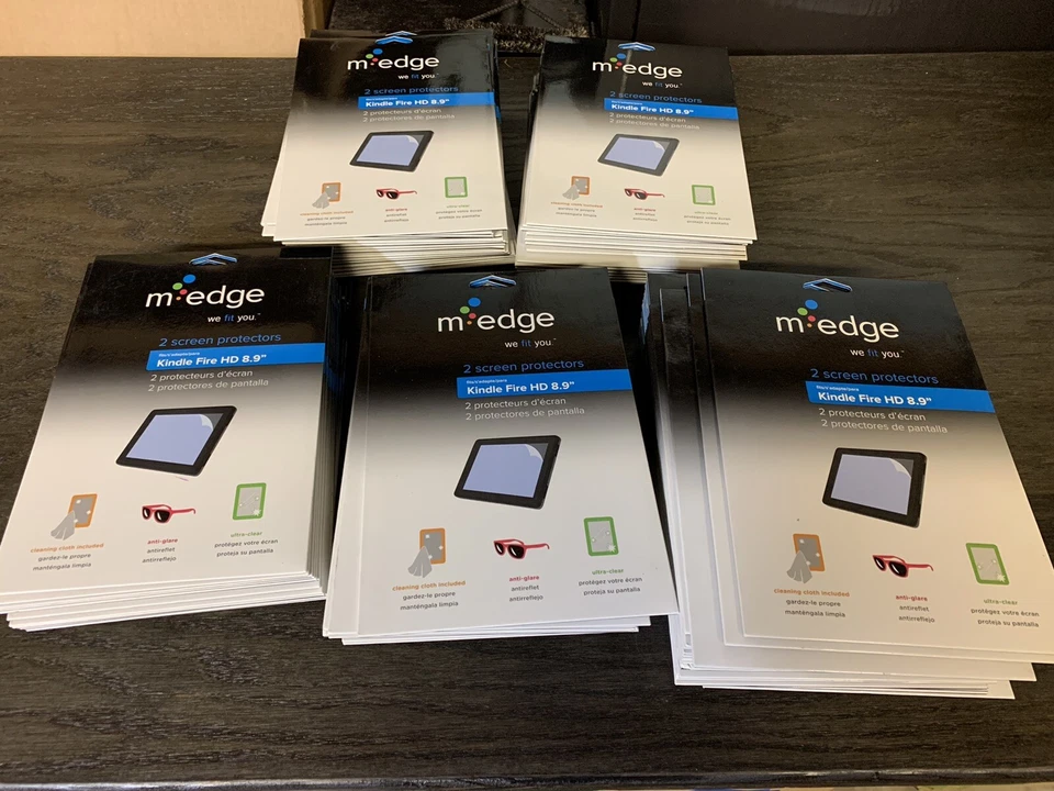Lot of 96 M-Edge 2 Pack Screen Protectors For Kindle Fire HD 8.9" (192 total) - Image 1 of 4