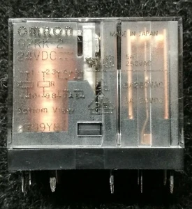 10 stück Relais Omron G2RK-2 24VDC Bistabiles Relais 250VAC 5A - Bild 1 von 3