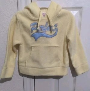 Little Lindsey Kleinkind Mädchen gelbes Fleece-Sweatshirt mit Kapuze. Größe 3 T - Bild 1 von 5
