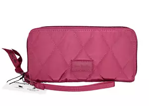 VERA BRADLEY Ultralight RFID Accordion Wristlet Wallet Cabernet Red 27128-T47 - Picture 1 of 7