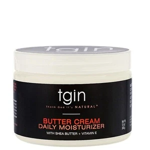 tgin Buttercreme tägliche Feuchtigkeitscreme für natürliches Haar 12oz maximale Feuchtigkeit - Bild 1 von 9