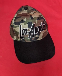 Los Angeles Camoflage Baseball Cap With A Black Rim - Picture 1 of 3