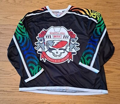 Success Brands Hockey Jersey (Grateful Dead) Columbus Blue Jackets Promo Size S - Image 1 of 4