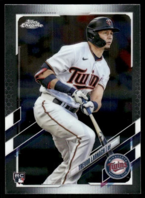 2021 Topps Chrome Update Series - #USC69 Trevor Larnach (RC) - Image 1 of 2