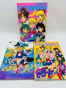 SAILOR MOON Anime Album Memorial Album Movie 3 books set #A452 - Picture 1 of 16