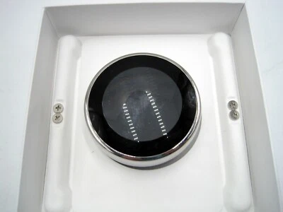 Google Nest 3rd Gen. Programmable Learning Thermostat A0013 T3019US - Stainless - Image 1 of 4