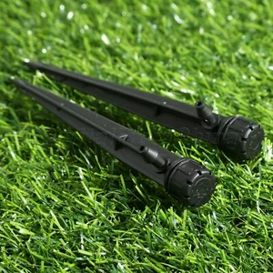 Garden Micro Irrigation Adjustable Emitter Bubbler Stake Water Dripper 10/50PCS - Picture 1 of 8