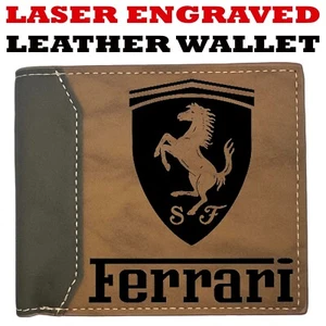 Ferrari - Ferrari Leather Wallet Bifold Premium Quality NEW - Picture 1 of 5