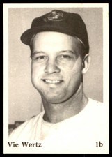 1975 TCMA 1954 CLEVELAND INDIANS - #- VIC WERTZ CLEVELAND INDIANS