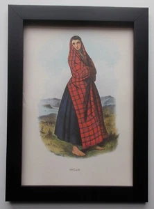 MILITARY PRINT SCOTTISH - SINCLAIR  FRAMED - Picture 1 of 2