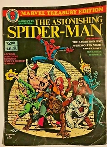 Astonishing Spider-Man 1978 Marvel Comic Book #18 - Treasury Edition - Team-Ups - Picture 1 of 8