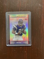 ADRIAN PETERSON 2007 BOWMAN CHROME ROOKIE REFRACTOR RC VIKINGS CARD!