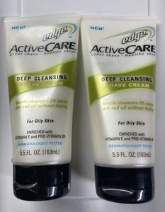 2 EDGE Active Care Deep Cleansing Shave Cream - Picture 1 of 3