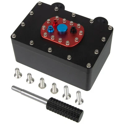 Tanque de caja receptor de celda de combustible de aluminio para plataformas sobre orugas RC 1/10 SCX10 PR10 TRX4 Foto 1 de 2